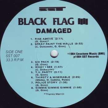 LP Black Flag: Damaged 606390