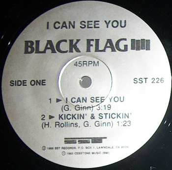 LP Black Flag: I Can See You 616012