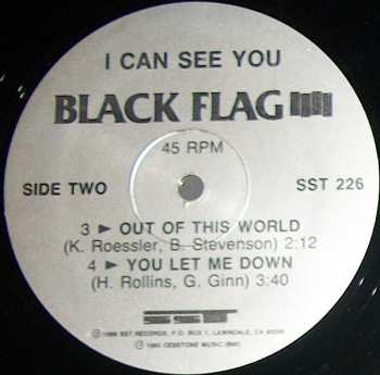 LP Black Flag: I Can See You 616012