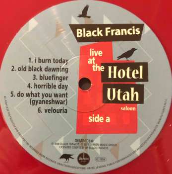 2LP Black Francis: Live At The Hotel Utah Saloon 58515