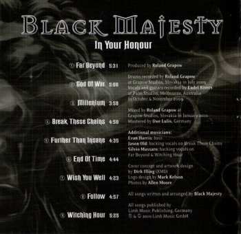 CD Black Majesty: In Your Honour 245315