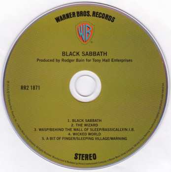 CD Black Sabbath: Black Sabbath 597330