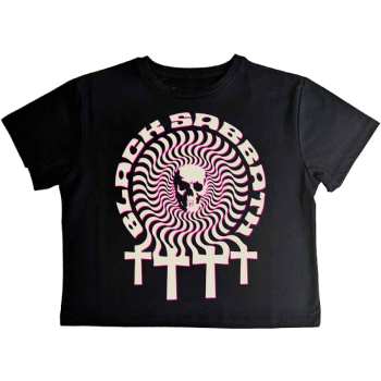 Merch Black Sabbath: Dámské Crop Top Hypnotic Skull