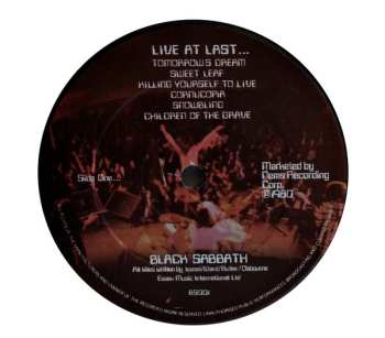 LP Black Sabbath: Live At Last 671032