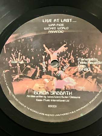 LP Black Sabbath: Live At Last 671032