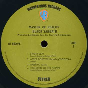 2LP Black Sabbath: Master Of Reality DLX 603040