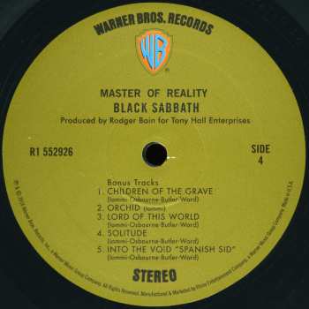 2LP Black Sabbath: Master Of Reality DLX 603040