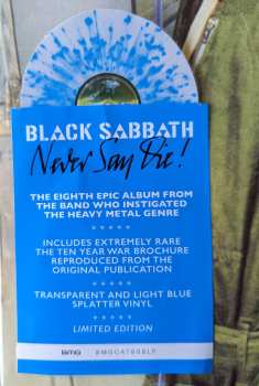 LP Black Sabbath: Never Say Die! CLR | LTD 476436