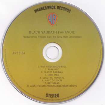 CD Black Sabbath: Paranoid 641006