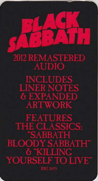 CD Black Sabbath: Sabbath Bloody Sabbath 657851