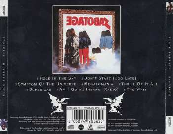 CD Black Sabbath: Sabotage 648795