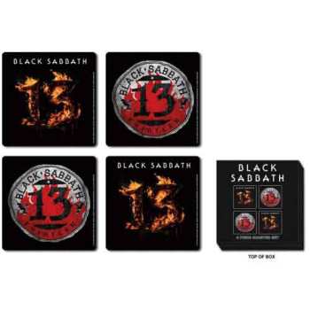 Merch Black Sabbath: Sada Podtácků 13