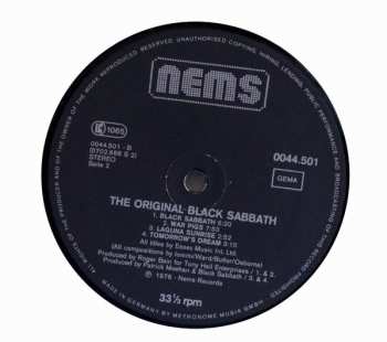 LP Black Sabbath: The Original Black Sabbath 648718