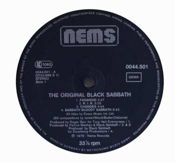 LP Black Sabbath: The Original Black Sabbath 648718