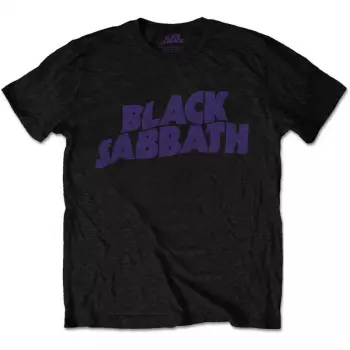 Tričko Wavy Logo Black Sabbath Vintage 