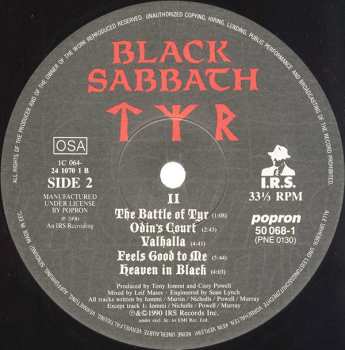 LP Black Sabbath: Tyr 532318