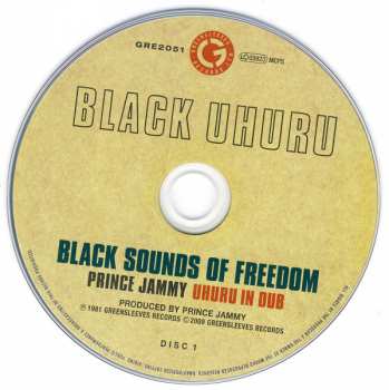 2CD Black Uhuru: Black Sounds Of Freedom DLX 580177