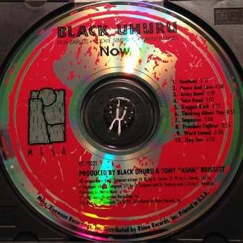 CD Black Uhuru: Now 578212