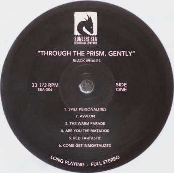 LP Black Whales: Through The Prism, Gently LTD | CLR 81125