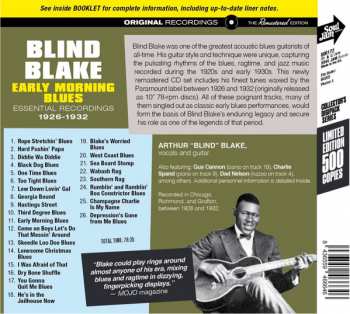 CD Blind Blake: Early Morning Blues - Essential Recordings 1926-1932 LTD 402047