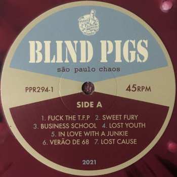 LP Blind Pigs: São Paulo Chaos LTD | CLR 363541