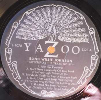 LP Blind Willie Johnson: Sweeter As The Years Go By 610454