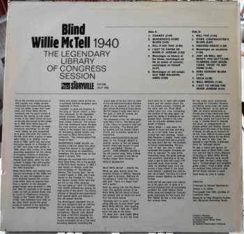 LP Blind Willie McTell: Blind Willie McTell 1940: The Legendary Library Of Congress Session 609194