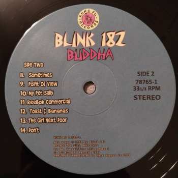 LP Blink-182: Buddha LTD 604376