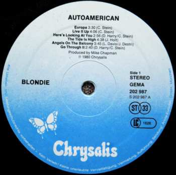 LP Blondie: AutoAmerican 632740