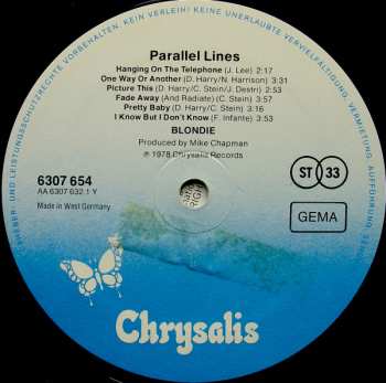 LP Blondie: Parallel Lines 639161