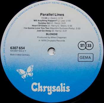 LP Blondie: Parallel Lines 639161