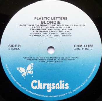 LP Blondie: Plastic Letters 629445