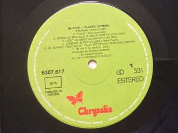 LP Blondie: Plastic Letters 632721