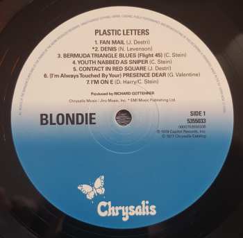 LP Blondie: Plastic Letters 46084