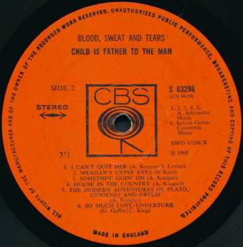 LP Blood, Sweat And Tears: Child Is Father To The Man 662328