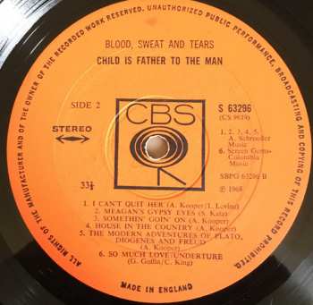 LP Blood, Sweat And Tears: Child Is Father To The Man 662328