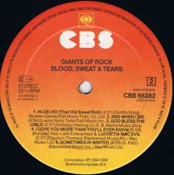 3LP Blood, Sweat And Tears: Giants Of Rock 629477