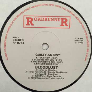 LP Bloodlust: Guilty As Sin 610597