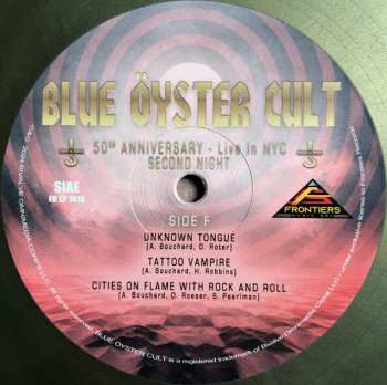 3LP Blue Öyster Cult: 50th Anniversary - Live In NYC - Second Night CLR | LTD 637873