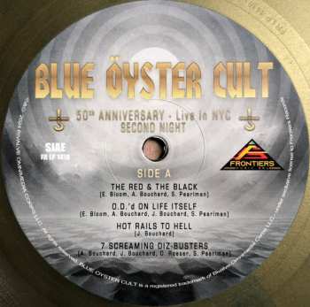 3LP Blue Öyster Cult: 50th Anniversary - Live In NYC - Second Night CLR | LTD 637873