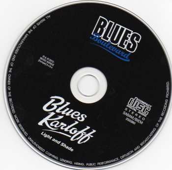 CD Blues Karloff: Light And Shade 263567