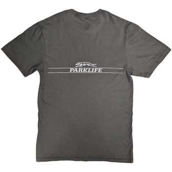 Merch Blur: Blur Unisex T-shirt: Pocket Blur / Parklife (back Print) (medium) M