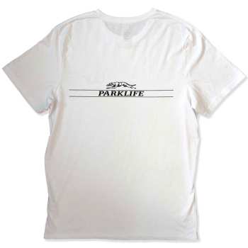 Merch Blur: Blur Unisex T-shirt: Pocket Blur / Parklife (back Print) (small) S