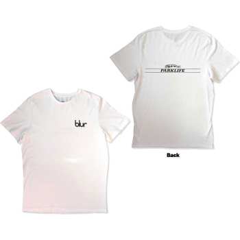 Merch Blur: Blur Unisex T-shirt: Pocket Blur / Parklife (back Print) (small) S