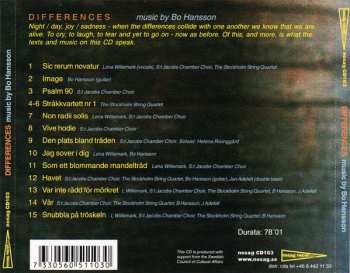 CD Bo Hansson: Differences - Music By Bo Hansson 508727