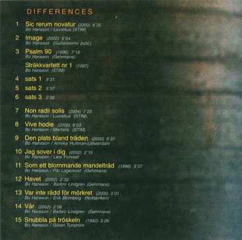 CD Bo Hansson: Differences - Music By Bo Hansson 508727