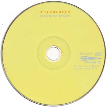 CD Bo Hansson: Differences - Music By Bo Hansson 508727