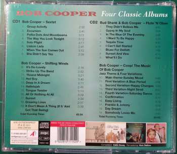 2CD Bob Cooper: Four Classic Albums (Sextet / Shifting Winds / Flute ‘N Oboe / Coop! The Music Of Bob Cooper) 577009