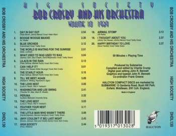 CD Bob Crosby And His Orchestra: High Society: Volume 10 1939 546785