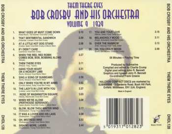 CD Bob Crosby And His Orchestra: Them There Eyes: Volume 9 1939 548037